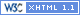 Valid XHTML 1.1